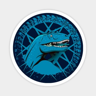 Blue Ford Raptor car Magnet